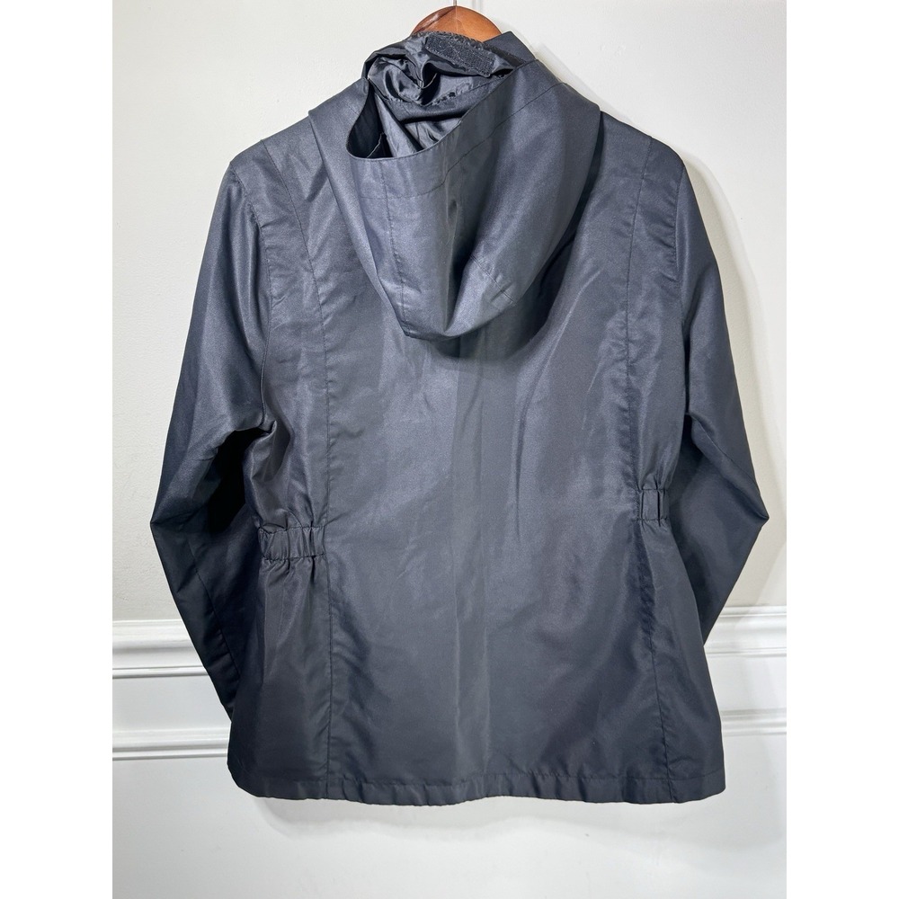 Woman's Avalanche Softshell Hooded Jacket Black Size L Weather Shield Fitted - Picture 2 of 9
